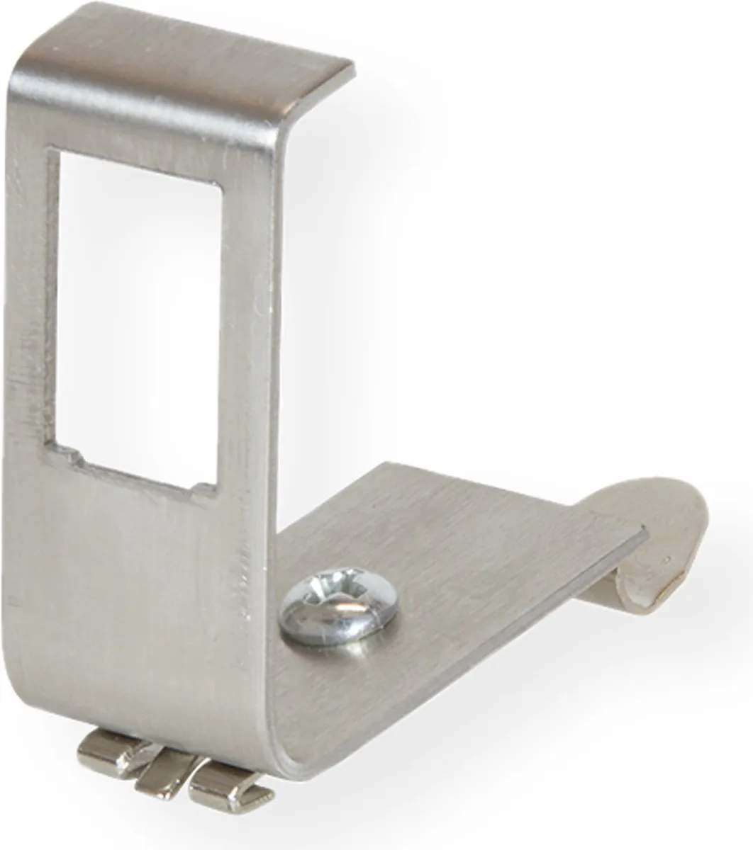 Value DIN-railadapter Keystone - 1 Poort - Zilver