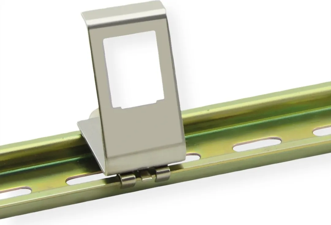 Value DIN-railadapter Keystone - 1 Poort - Zilver