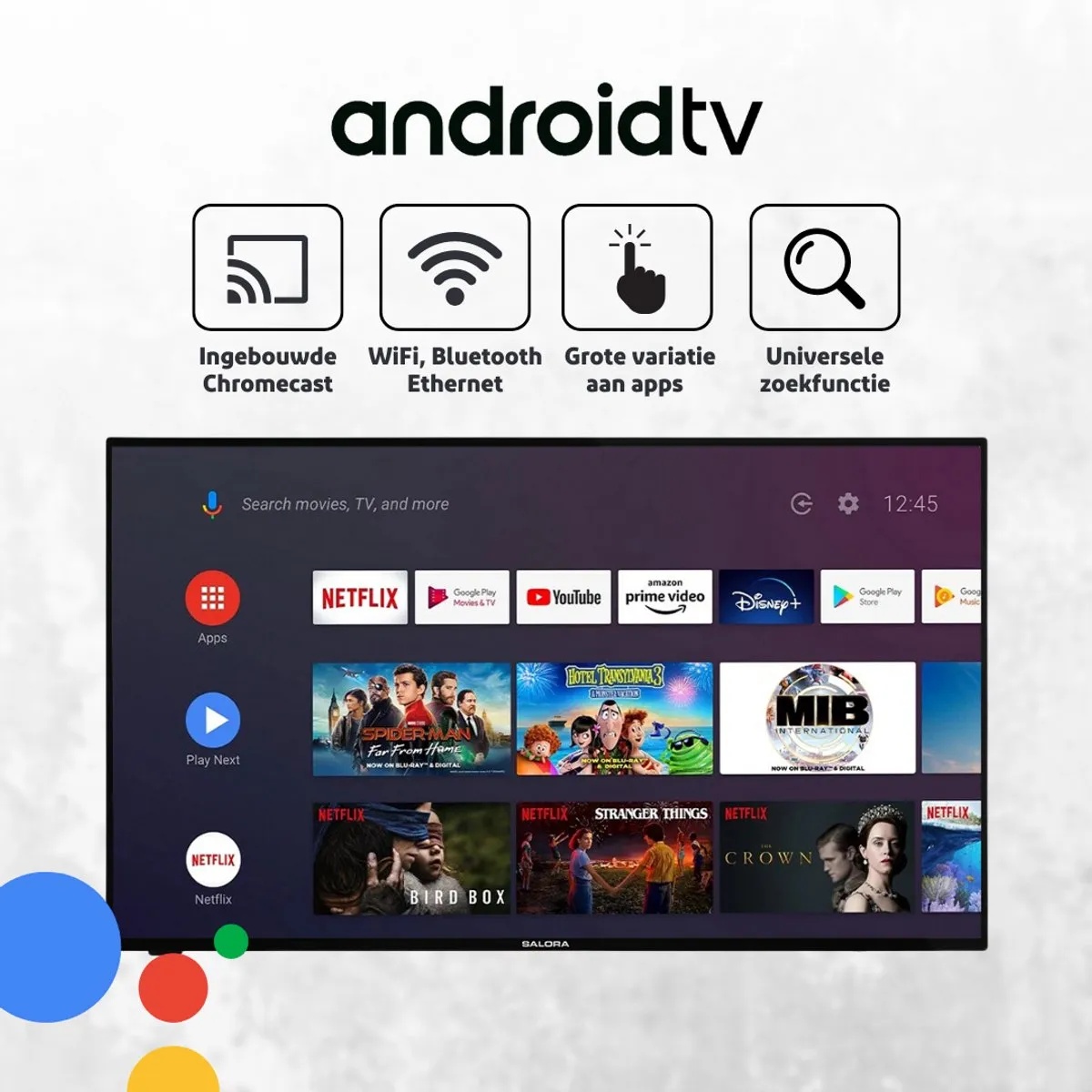 Salora SMART24TV Smart TV 24" - HD Ready - Zwart - afbeelding 6 van 6