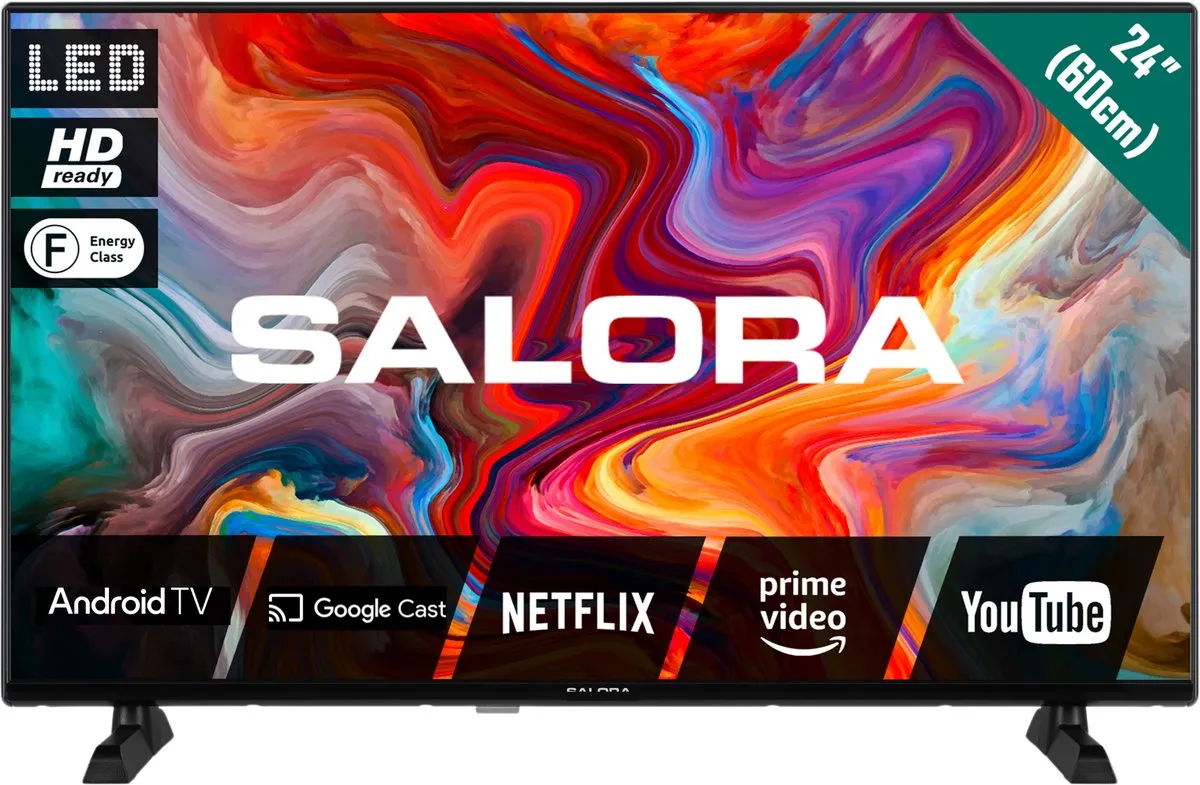 Salora SMART24TV Smart TV 24" - HD Ready - Zwart