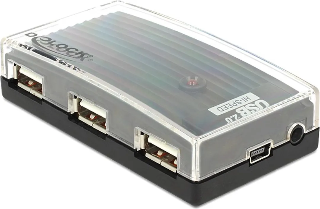Delock USB 2.0 HUB 4 Poorten