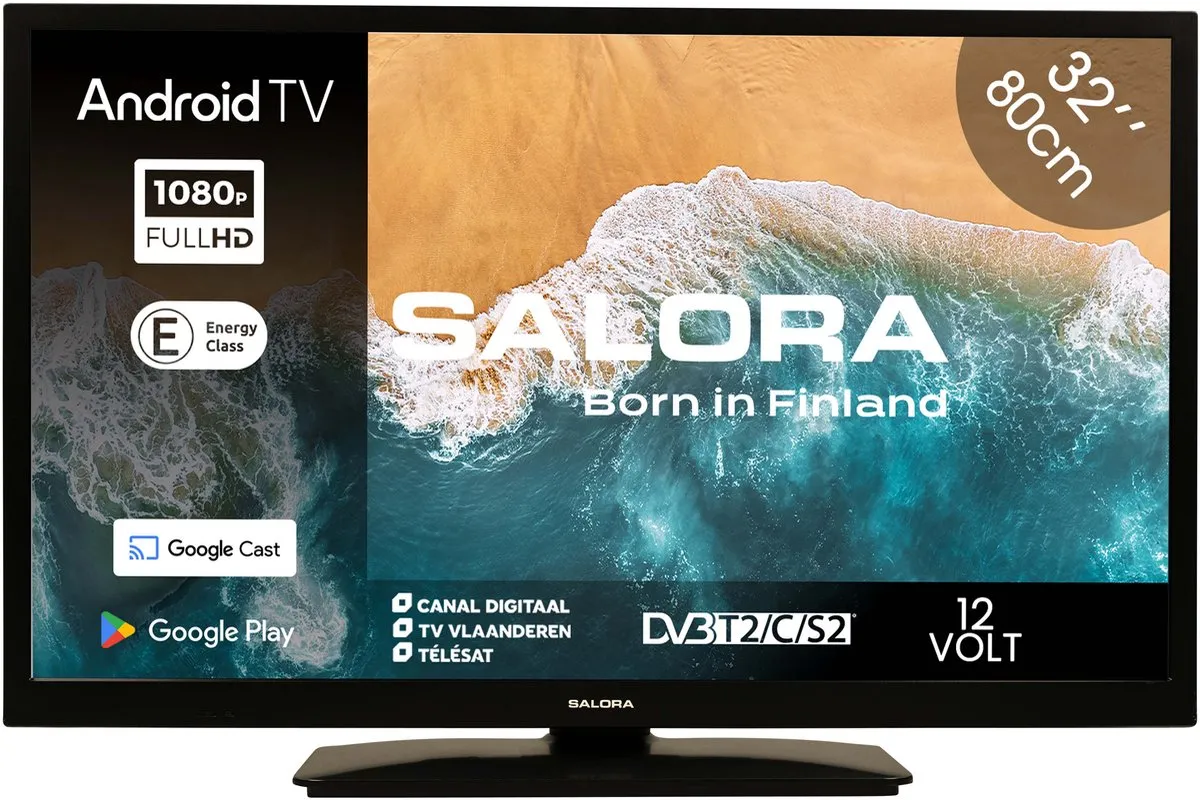 Salora 32MBA300 Full HD Smart TV 81cm - Zwart