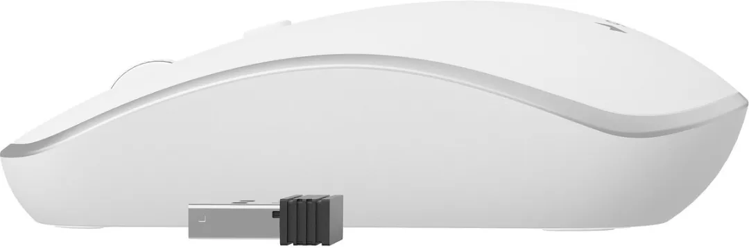 Gembird MUSW-4B-06-WS Ambidextrous Draadloze Muis - 1600 DPI - Wit/Zilver