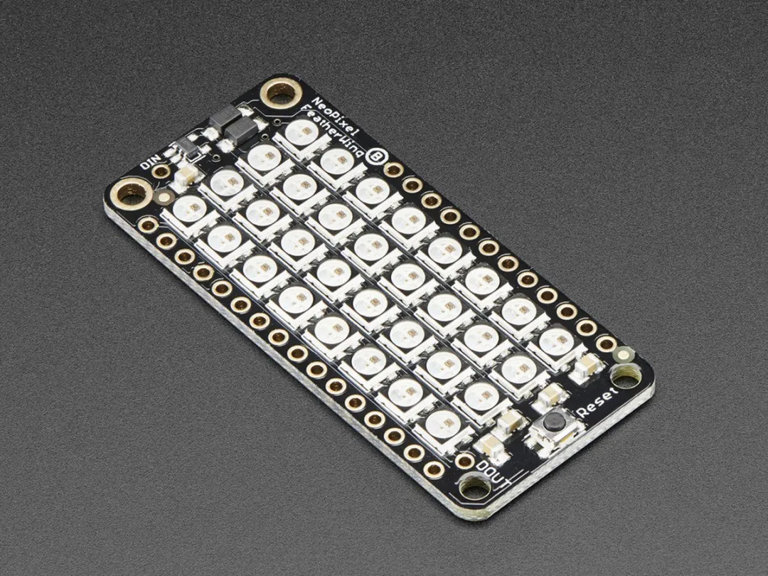 Adafruit NeoPixel FeatherWing 2945 - 4x8 RGB LED