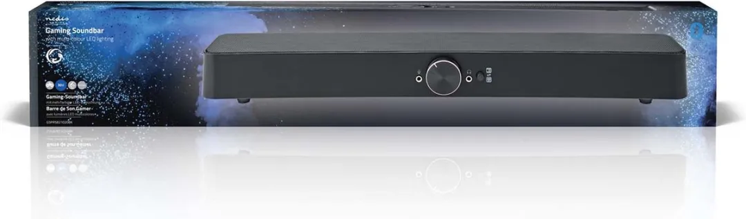 Nedis GSPRSB21020BK Gaming Soundbar 30W - Zwart