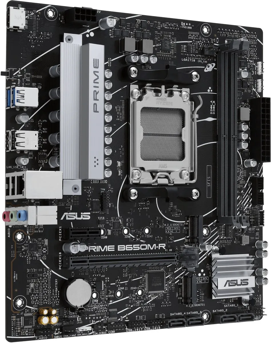 ASUS PRIME B650M-R Moederbord - AM5 - Micro-ATX