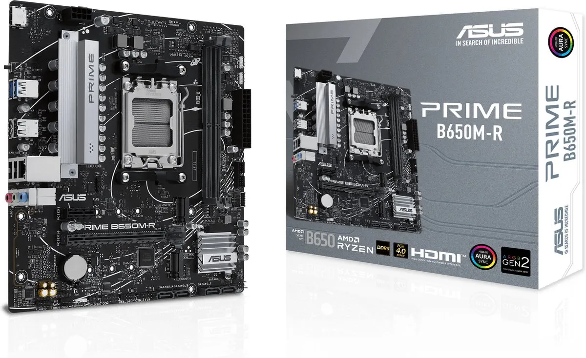 ASUS PRIME B650M-R Moederbord - AM5 - Micro-ATX