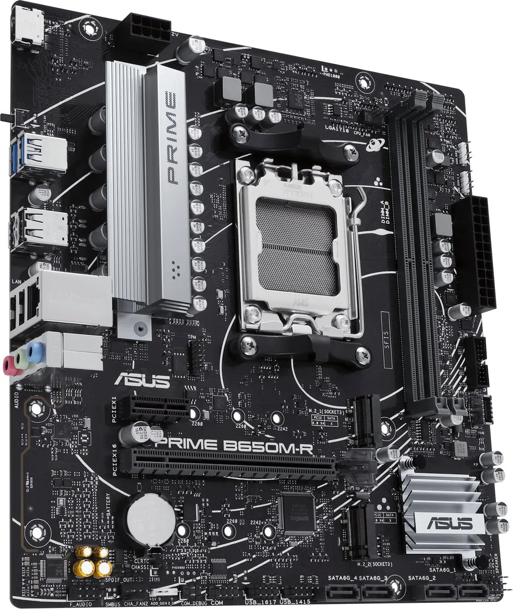 ASUS PRIME B650M-R Moederbord - AM5 - Micro-ATX