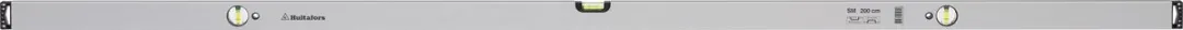 Hultafors Waterpas SM 200 Aluminium 2000mm - Met lamp - afbeelding 2 van 6