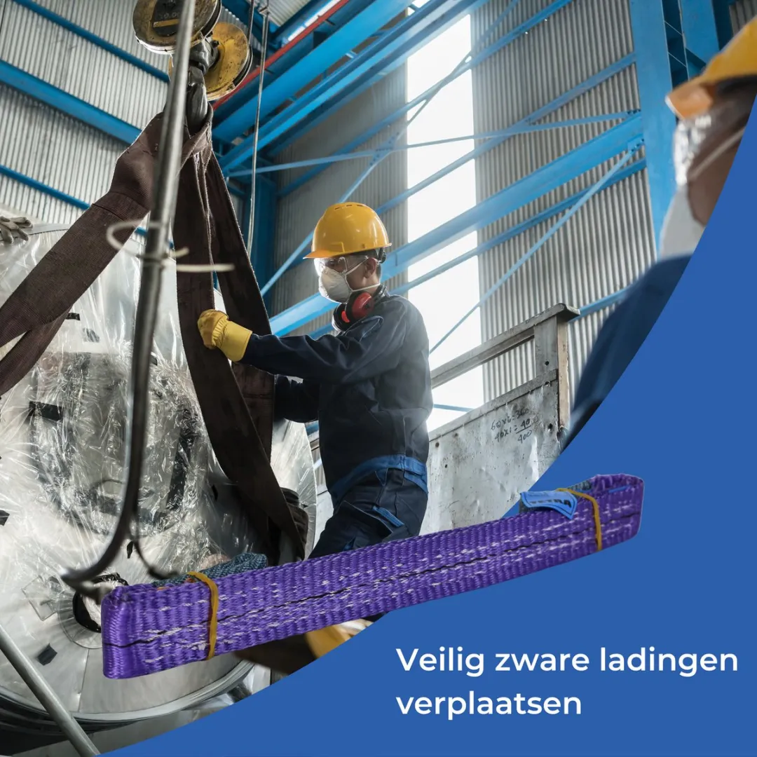 TETRA Tools Hijsband 1 Ton 0,5m - Paars