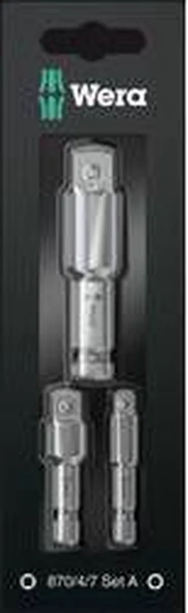 Wera 05073200001 870/4/7 Set A SB - 3-delig 1/4" x 50mm