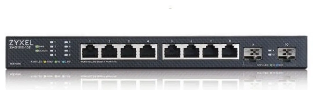 Zyxel XMG1915-10E Managed Switch - 4x 2.5G Poorten