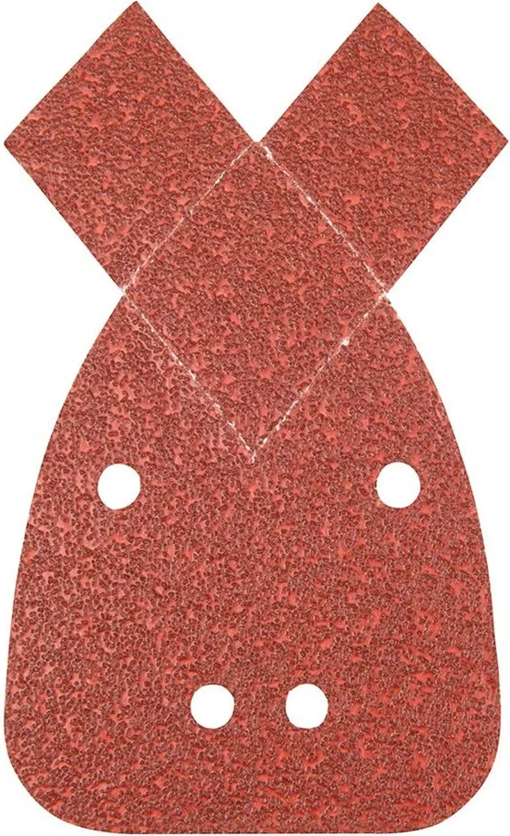 Silverline Delta Schuurvellen Klittenband 60 - 140mm - 10 Stuks