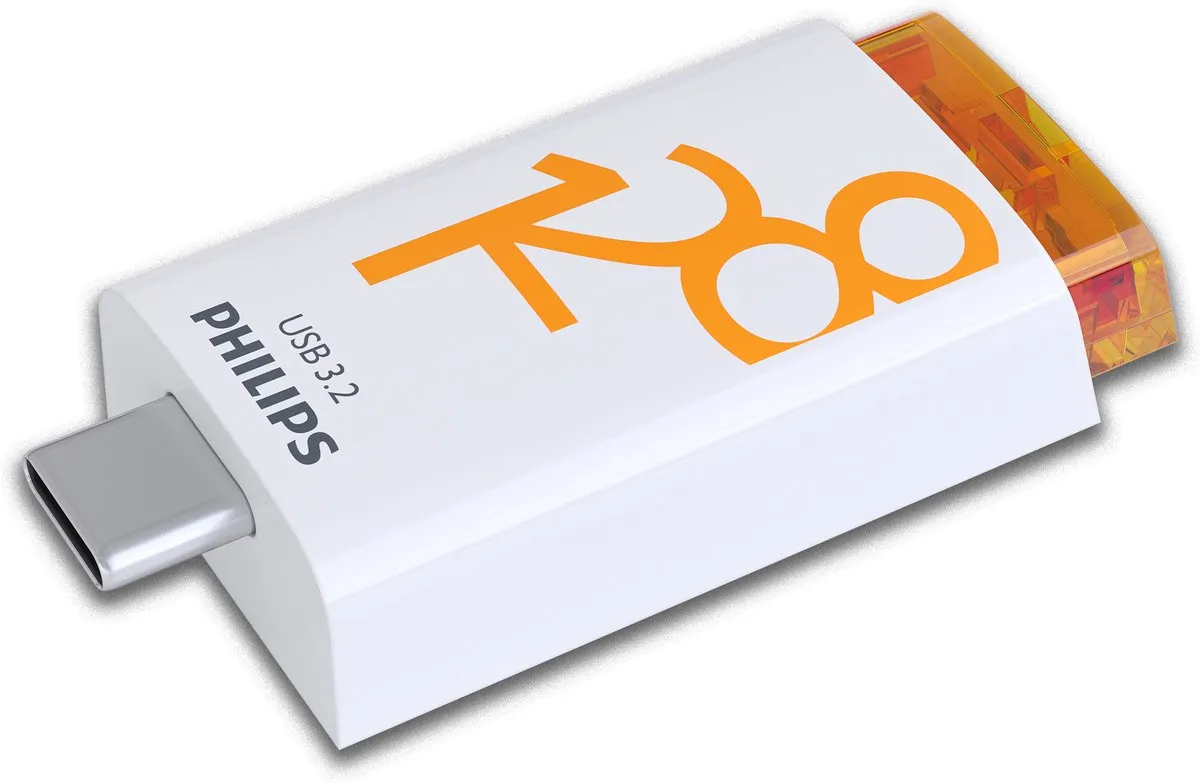Philips USB-C Click Serie FM12FD175B 128GB - Oranje