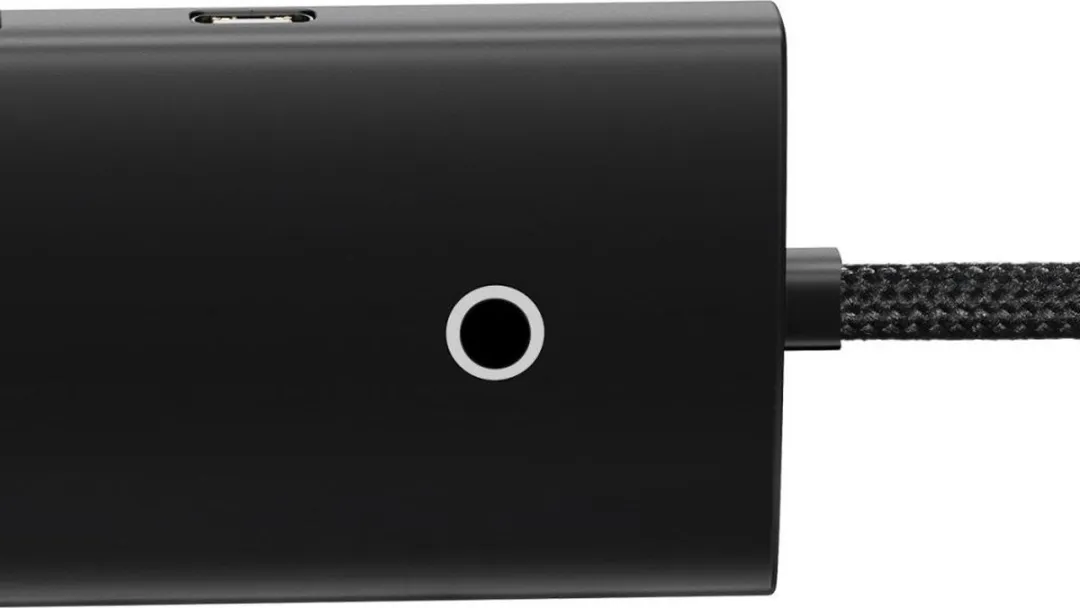 Baseus 5-in-1 USB-C Adapter WKQX030001 - Zwart - afbeelding 6 van 6