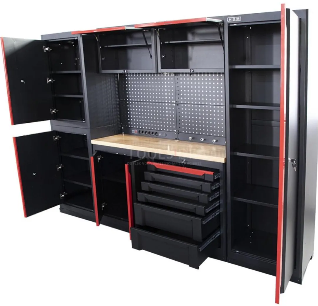 HBM Expert Modulair Werkplaatssysteem 10-delig - 6 Lades