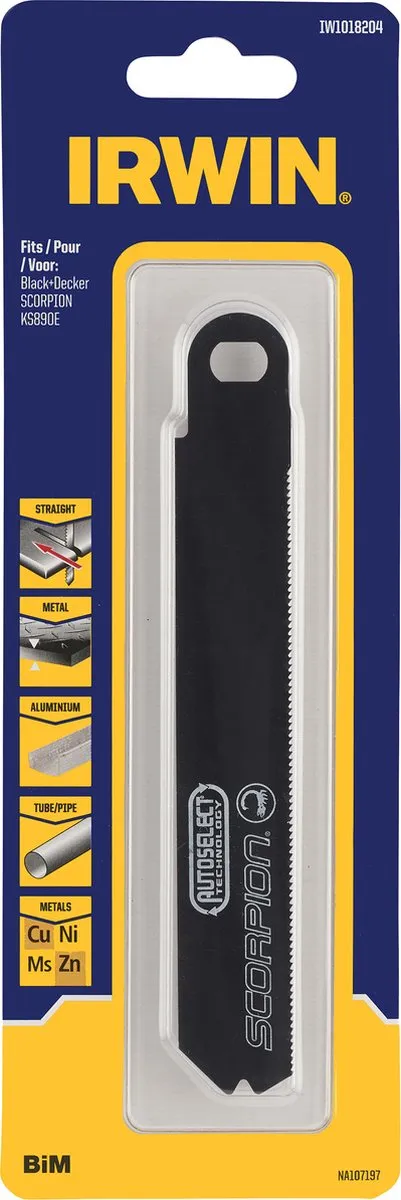 Irwin IW1018204 Zaagblad Metaal - 1 Stuk