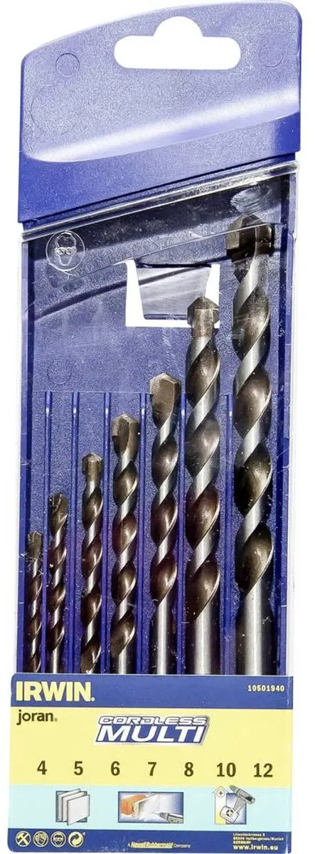 Irwin Multimateriaalboren 10501940 - 7-delig - Metaal 4mm