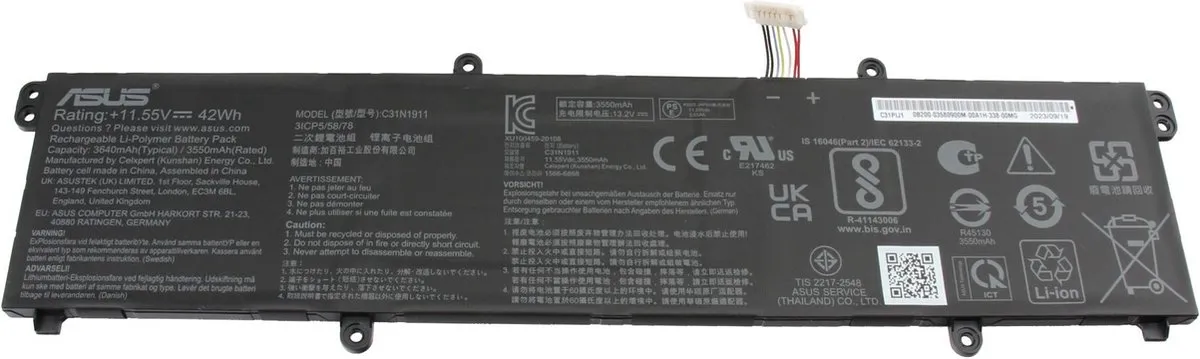 ASUS C31N1911 Accu 42Wh - 0B200-03580900