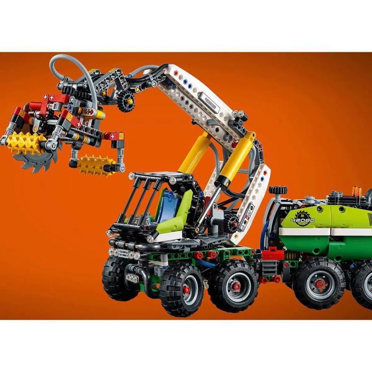 LEGO Technic Bosbouwmachine 42080 - 1003 Stukken - Zwart