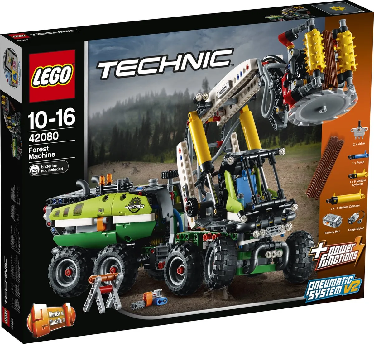 LEGO Technic Bosbouwmachine 42080