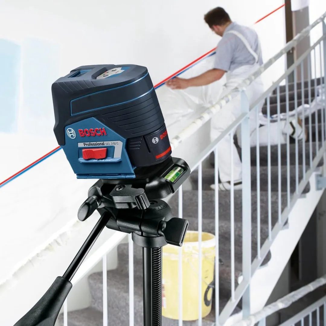 Bosch Professional GCL 2-50 C Lijnlaser - RM2 Bundel Blauw/Zwart/Rood