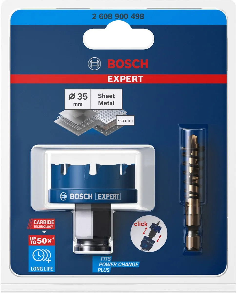 Bosch Professional Expert Plaatmetaal Gatenzaag 35x40mm - afbeelding 4 van 6