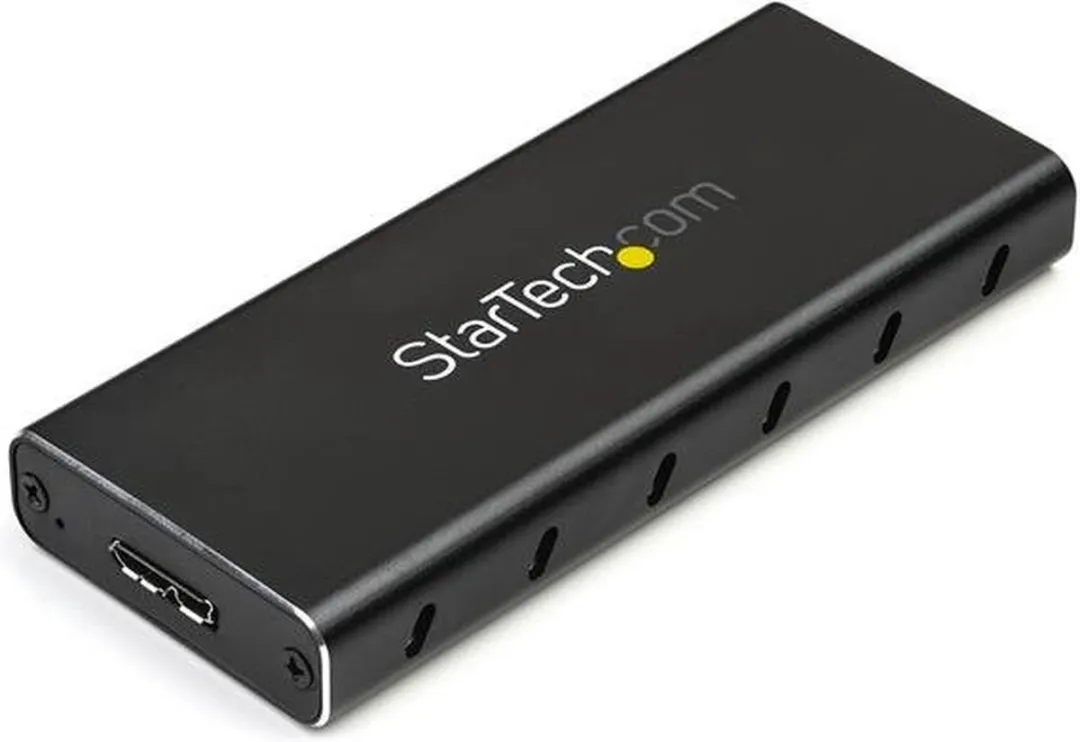 Startech USB 3.1 M.2 SATA SSD Box - Zwart