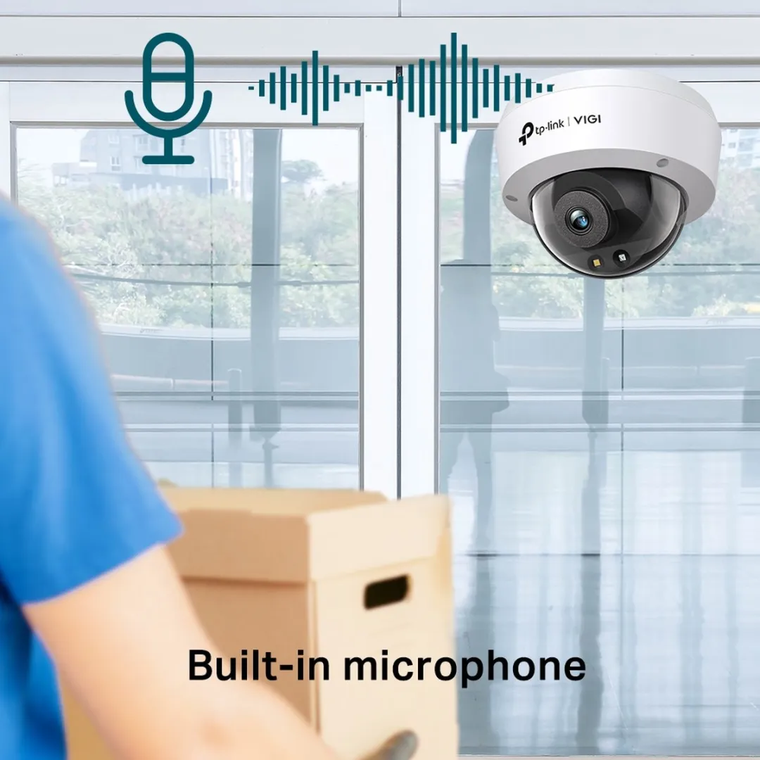 TP-Link VIGI C240 Dome IP-camera 2.8mm - 2560x1440 - Zwart/Wit