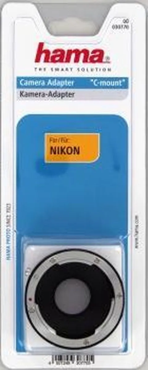 Hama C-Mount Adapter Nikon - Kunststof - 1 Stuks