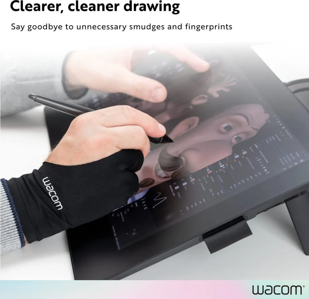 Wacom ACK4472501Z Grafische Tablet Handschoen - Zwart