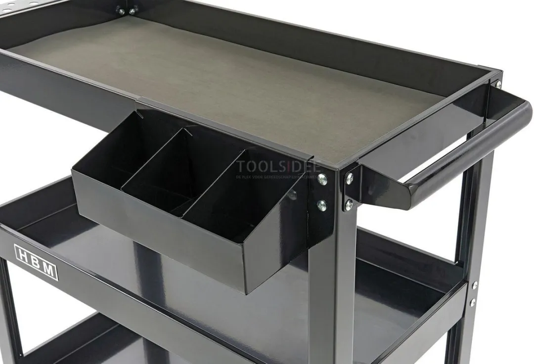 HBM Deluxe 3 Laags Gereedschapswagen - 3 Lades