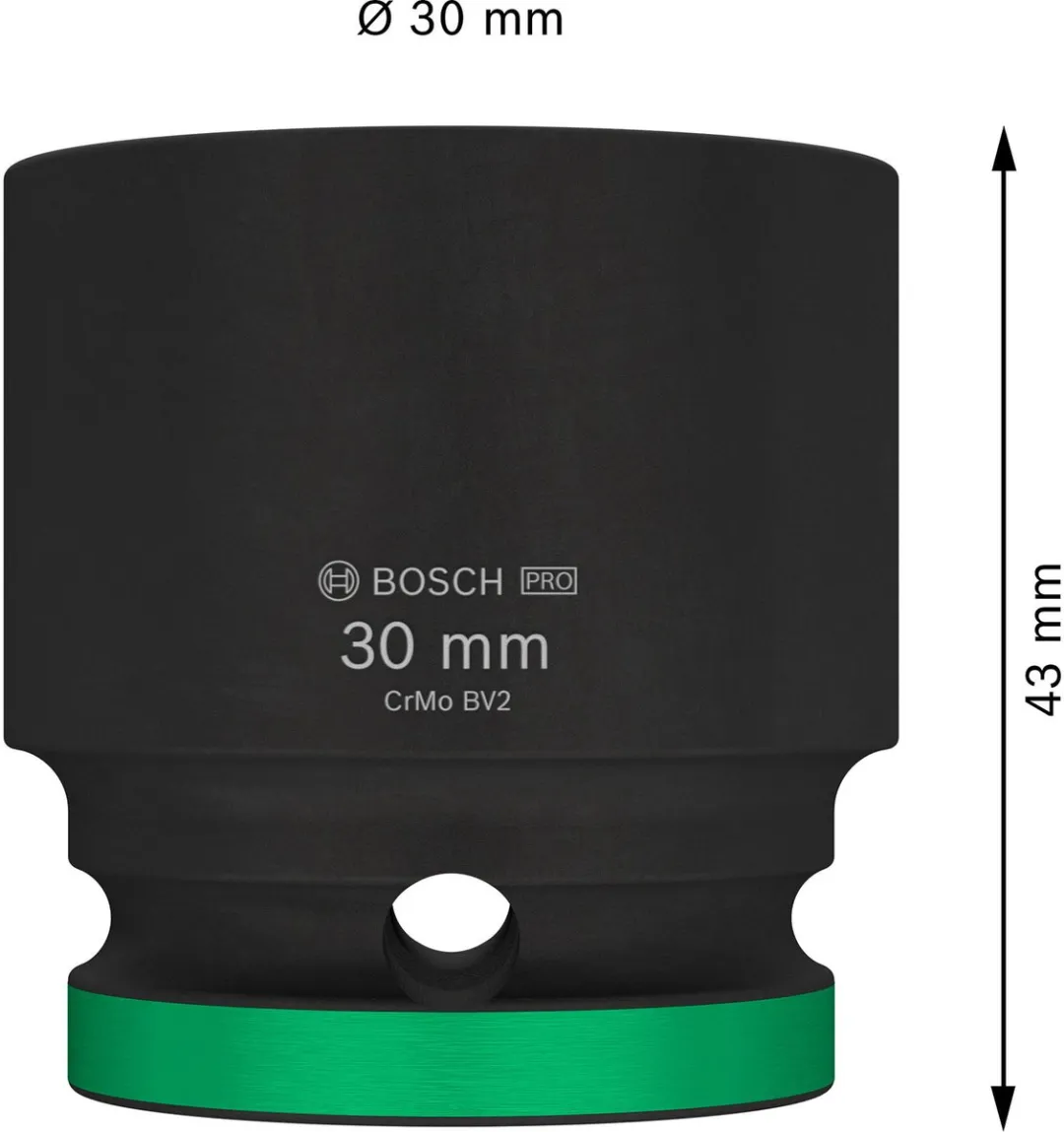 Bosch Professional Slagmoerdoos 1/2" 30mm - 2608003057