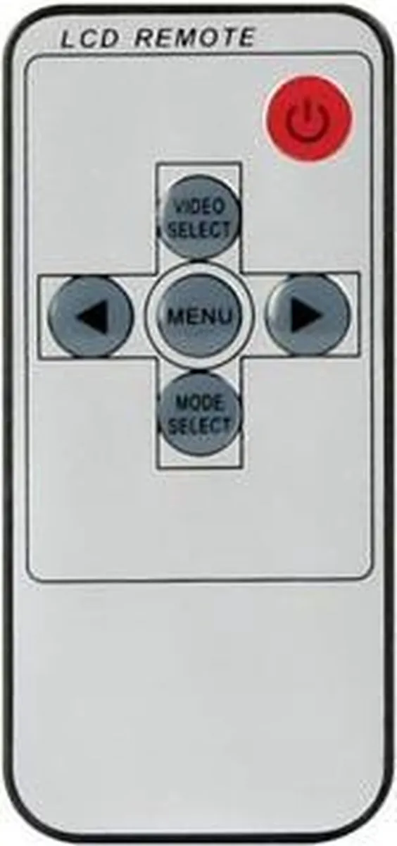Velleman NI-AF25-MON7T1 Digitale TFT-LCD Monitor 7" - Zwart