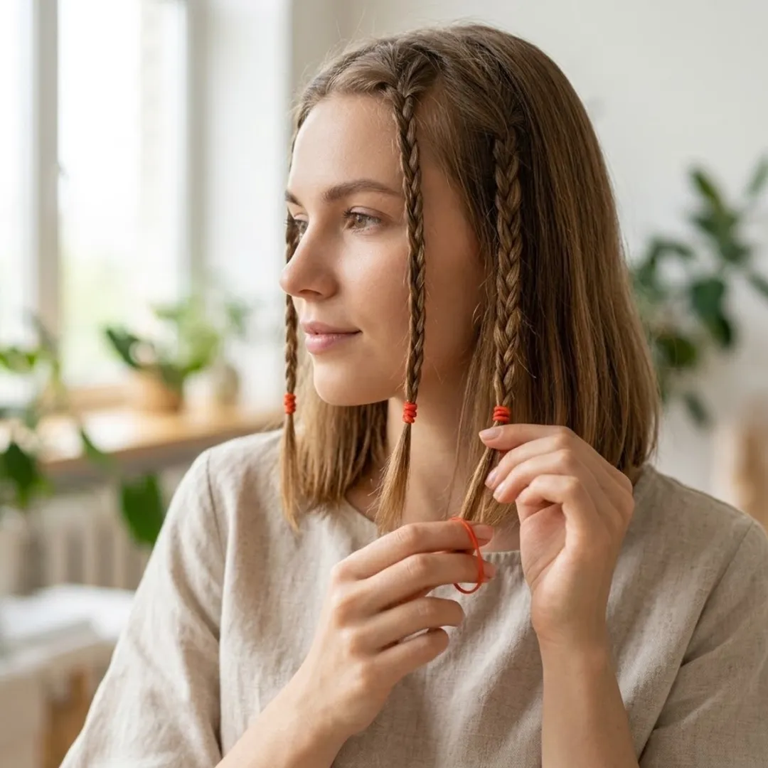 NuveX Mini Haar Elastiekjes Rood - 1000 Stuks