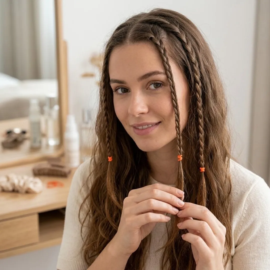 NuveX Mini Haar Elastiekjes Rood - 1000 Stuks