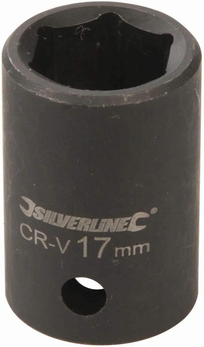 Silverline Zeskant-krachtdop 21mm - Metrisch