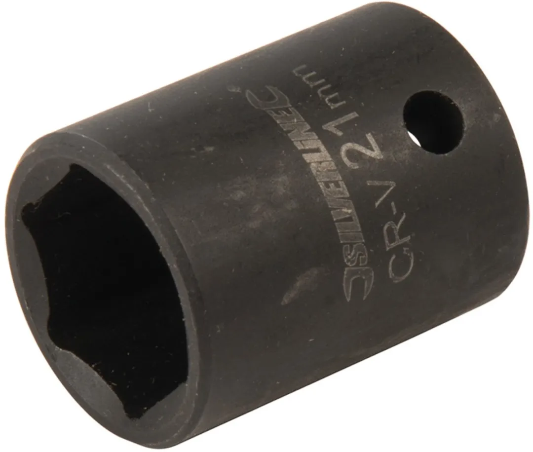Silverline Zeskant-krachtdop 21mm