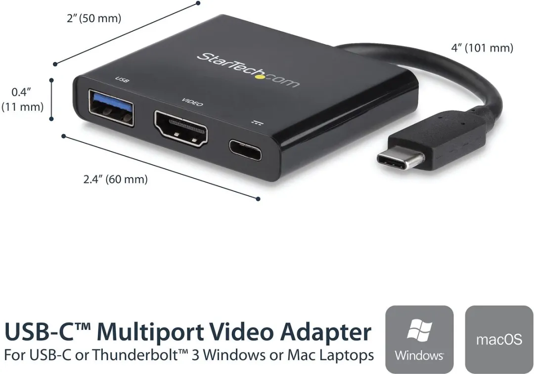 Startech CDP2HDUACP Docking Station - HDMI 1x