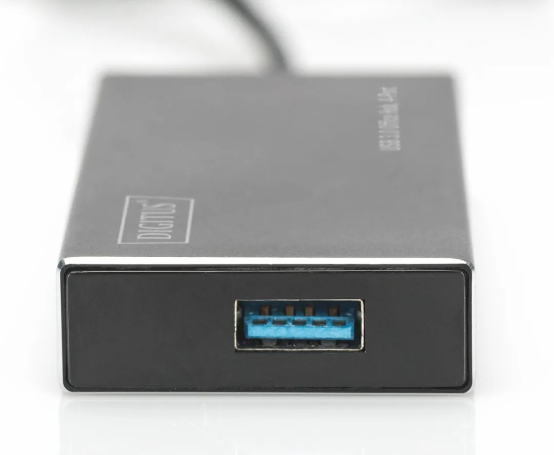 Digitus DA-70240-1 USB-hub 4 poorten USB 3.0 - Zwart