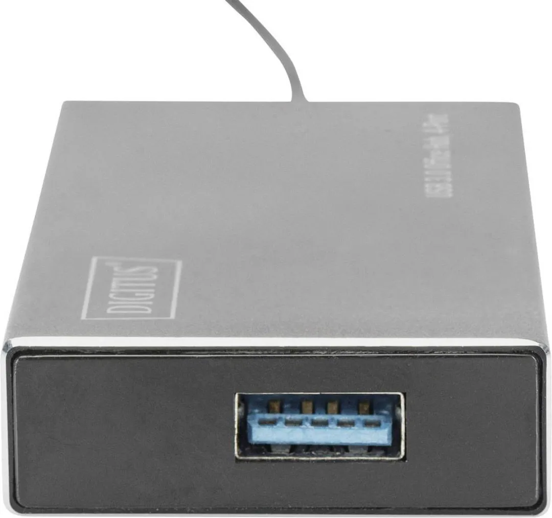 Digitus DA-70240-1 USB-hub 4 poorten USB 3.0 - Zwart