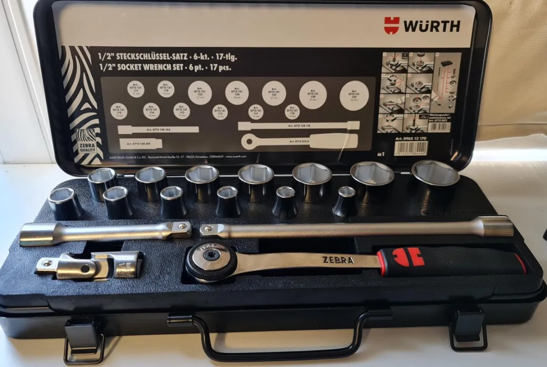 Würth Dopsleutel 1/2" 17-delig
