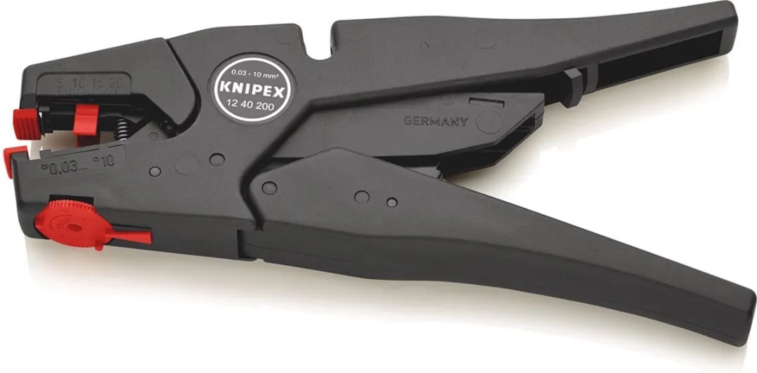 Knipex 12 40 200 Afstriptang - 0,03-10mm² - Wit