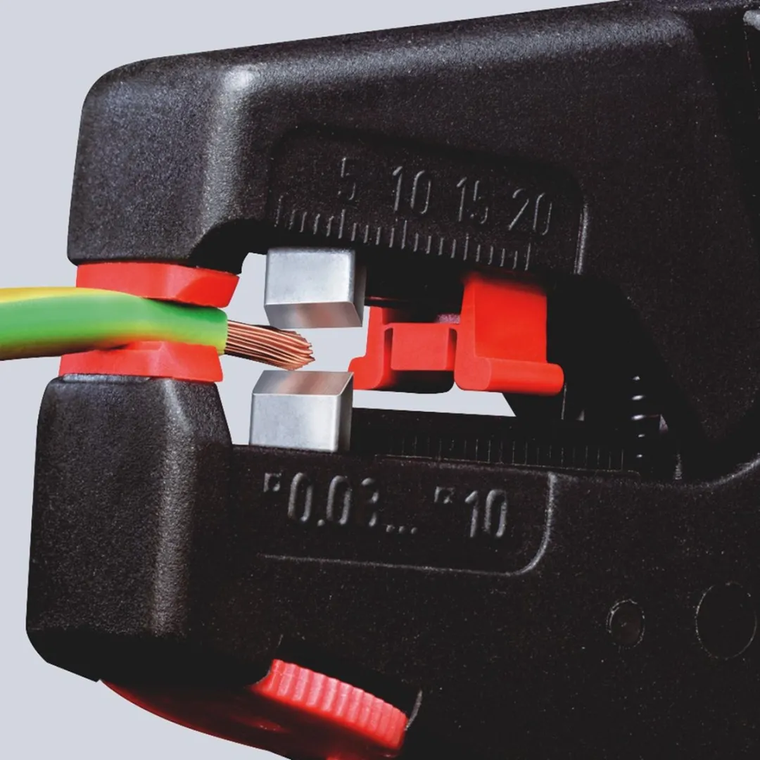 Knipex 12 40 200 Afstriptang - 0,03-10mm² - Wit