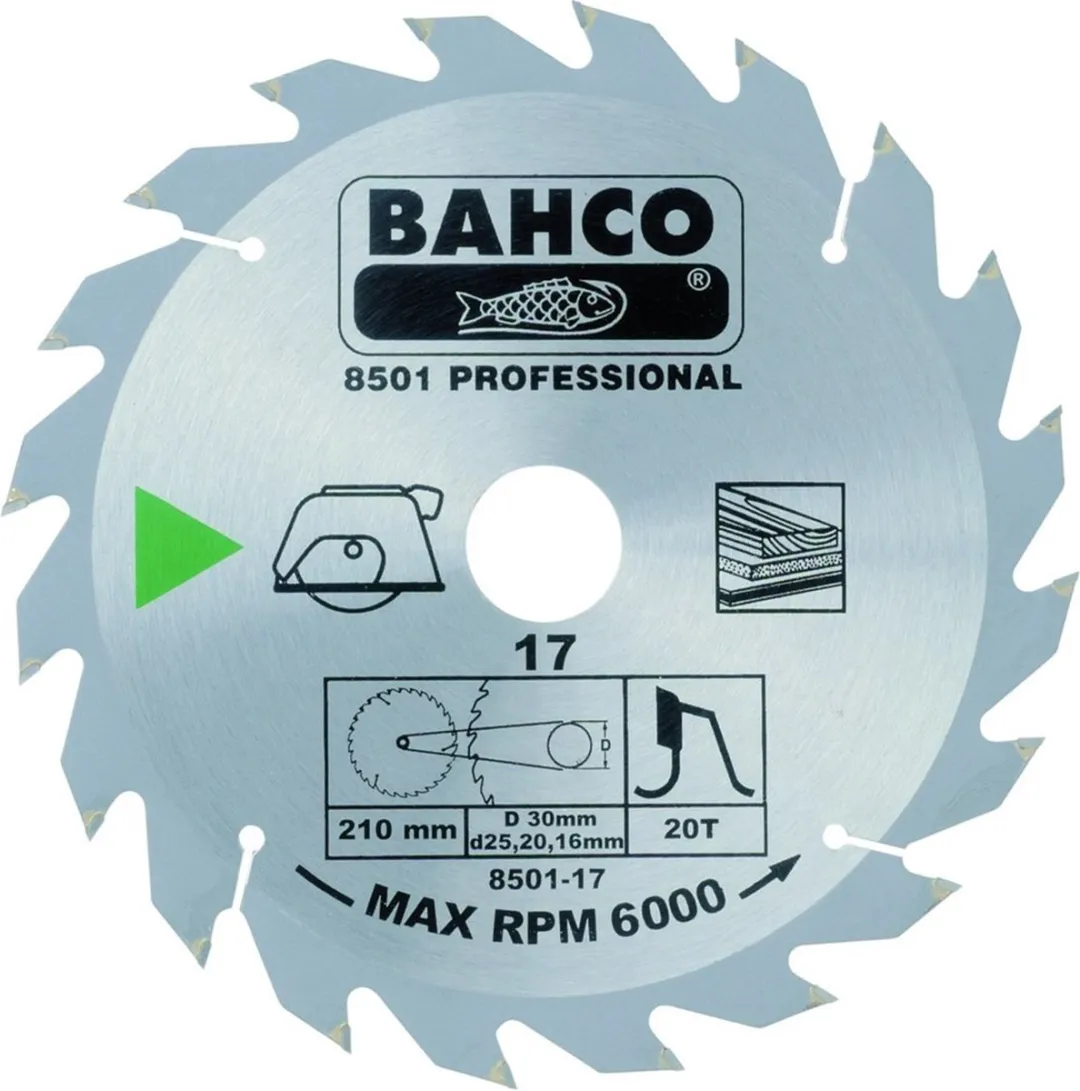 Bahco Cirkelzaagblad 8501-15 190x30mm - 24 Tanden