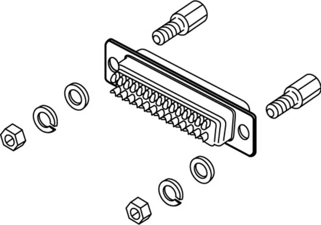 Renkforce RF-4538852 RS232-schroeven - Zilver