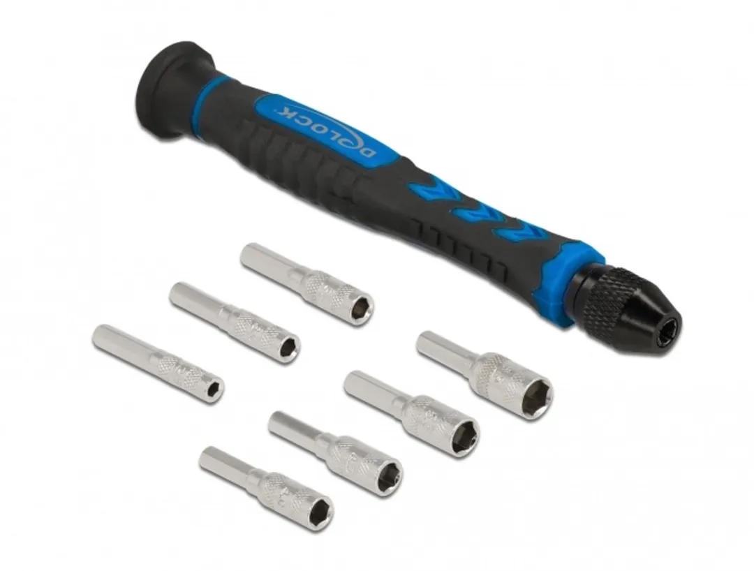 Delock Inbusbits 8-delig 2,5-5,5mm Hohlschaft