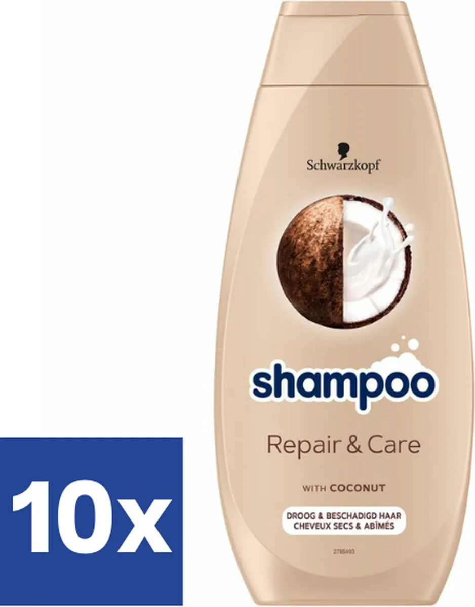 Schwarzkopf Repair & Care Shampoo 10x400ml