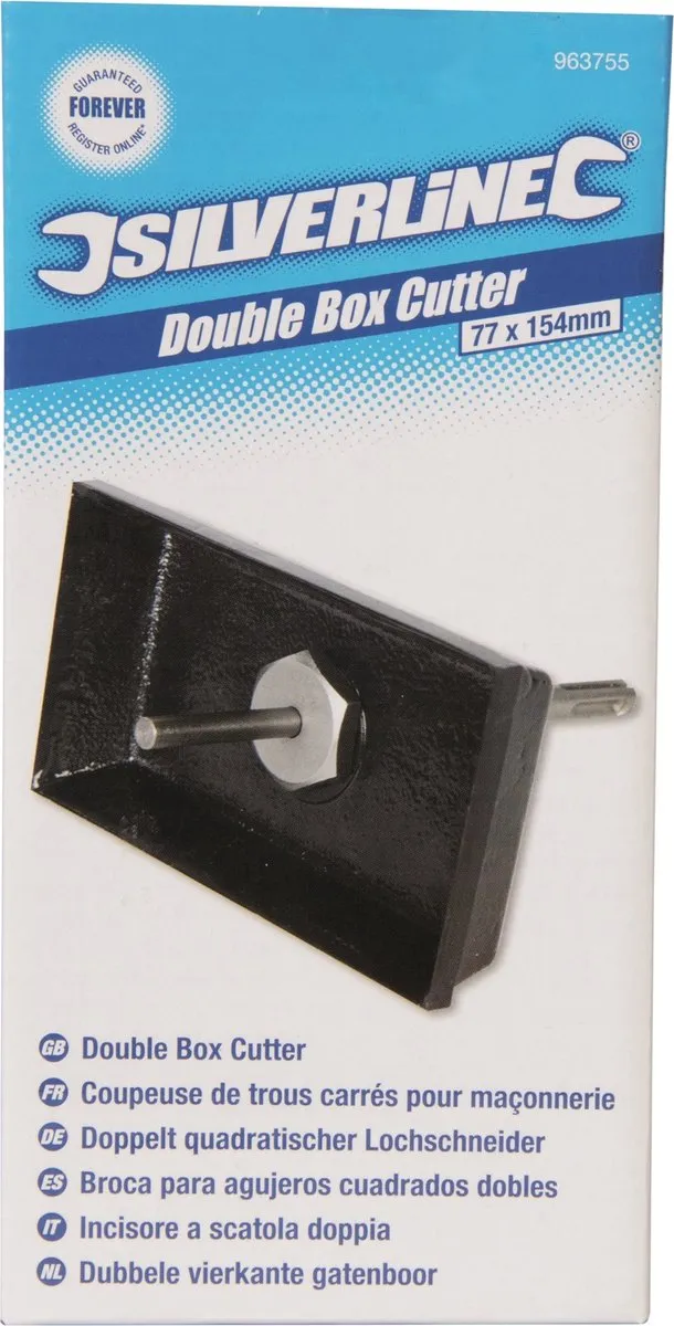 Silverline SDS-Plus Gatenboor 80x140mm - Beton