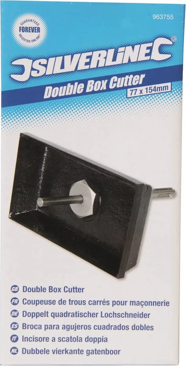 Silverline SDS-Plus Gatenboor 80x140mm - Beton